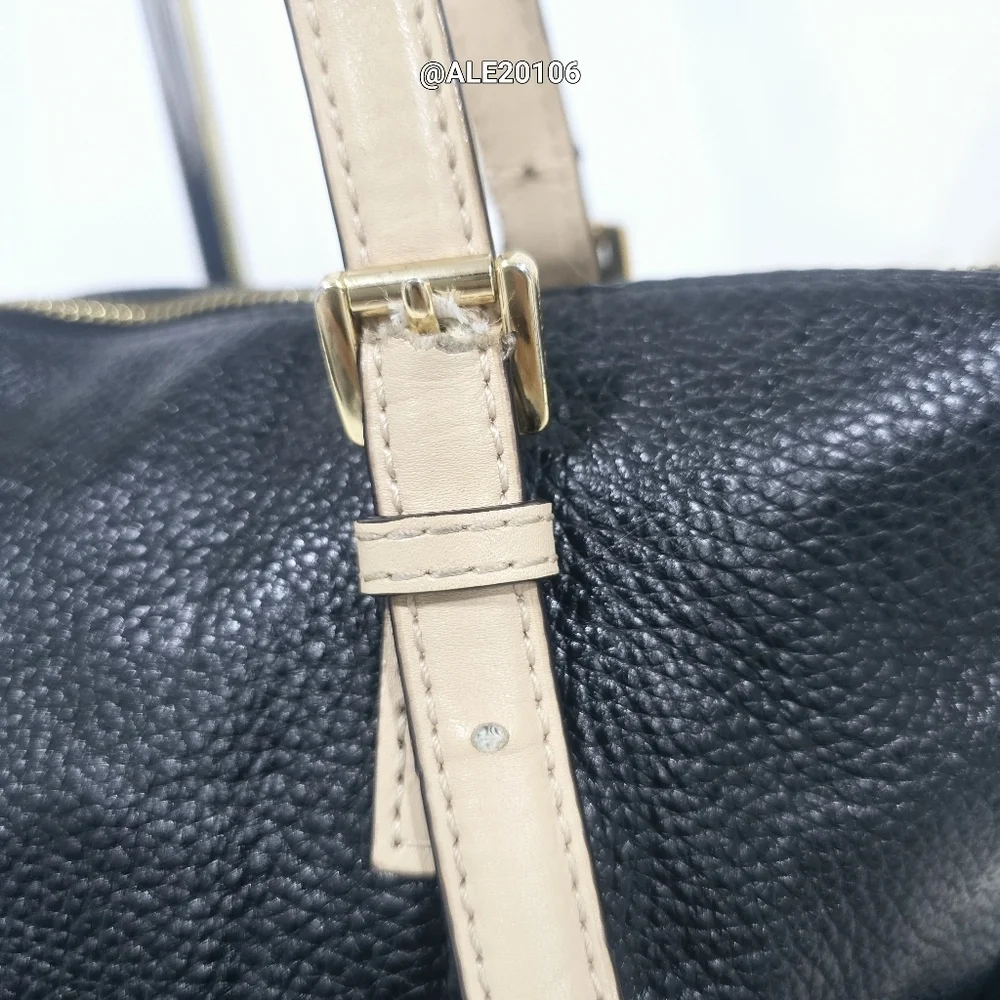 Michael Kors Black and Tan Women's Tote Bag